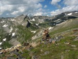 Modereck 2930 m (Goldberggruppe) - pohlad z bocneho kopca Schareck