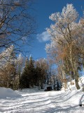 Navrat od Traisner Hütte ku lanovke na Muckenkogel