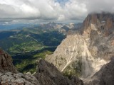 Pohľad do údolia Val Gardena