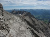 Po tomto hrebeni vedie Ramsauer klettersteig.