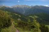 Západné Tatry vidno počas celej cesty od Babiek