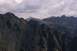 Vysoké Tatry z cesty na Kriváň