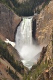 Yellowstonský kaňon, dolný vodopád Lower Falls