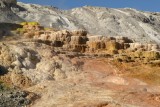 Travertínové terasy Mammoth Hot Springs