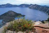 Crater Lake z vrcholu Watchmann Peak.