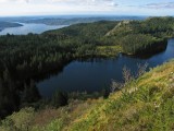 Opäť jazero Storediket a Byfjorden, tentokrát v celkom iných farbách