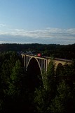 Most na hraniciach medzi Švédskom a Nórskom