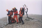 Vietor na vrchole Rákoňa - 1876 m, Andrej, Juro, Martin