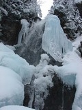 Roháčsky vodopád na Silvestra 2004
