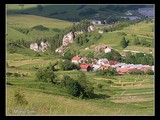 Pohľad z Fakľovky na dedinku Litmanová.