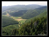 Výhľady z Poludnice, v pozadí dedinka Muráň.