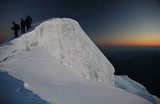 výstup po hrebeni Bosses na Mt. Blanc