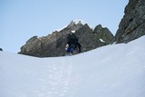 descending another culoar to ''Strelecke Polia''