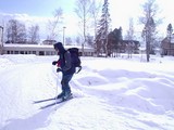 12:30 po hodinovej pauze a kapustnici, sme zlyzovali dolu (zjazd - 20min)