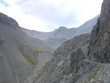 cesta späť zo sedla Col de la Chaberton 2671m