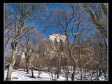 Zrúcanina gotického hradu Pajštún, pohľad z juhu.