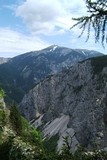 Pohľad do Grössen Höllentalu a na Schneeberg