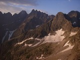 Ráno z Belasej veže - pred nami Čierny štít