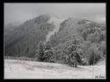 Pohľad (od chaty pod Borišovom) na kopec Šoproň.