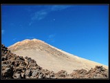 odkrytý vrchol Pico de Teide