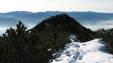 nad Holým vrchom, vzadu Nízke Tatry