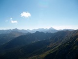 Liptovské hole, Roháče a nezvyčajný pohľad na Kriváň.