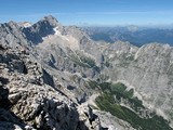 ... a na západe Zugspitze s ľadovcom