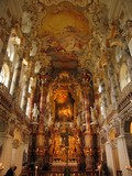 Wieskirche má nádhernú rokokovú výzdobu