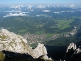 Mittenwald z vtáčej perspektívy