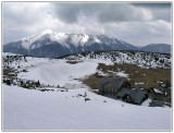 
            Prvé ranné kroky, v pozadí Schneeberg a obďaleč Otto hütte.          