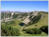 Magické výhľady z najvyššiehu kopca (Pietrii 2192 m) podcelku BLOJU. 