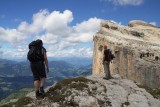 Stúpame na Santa Croce, 3000 m vysoký masív nad Oies