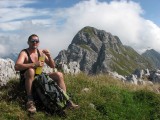 vrcholofka na Kladive, vzadu  Hohe Spitze ( 2044 )    