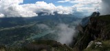 Lago di Cavedine from Monte Casale