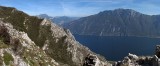 west face of M.te Altissimo from Cima Mughera, krížom vedie legendárny bike trail no.6