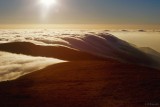 hmlopád - pohľad z Chabenca (1955 m): hrebeň Nízkych Tatier až po Veľkú Chochuľu (1753 m)