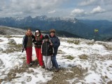Vrcholové foto - v pozadí najvyššie vrcholy Totes Gebirge