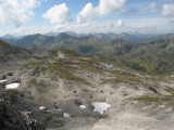 Z vrcholu Kalkspitze vidno až po Hohe Tauern - v diaľke vidíme Grossglockner.