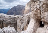 Ferráta Tomaselli na Suedliche Fanisspitze (bivacco della Chiesa).