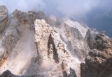 Ferrata Marino Bianchi zo sedla Forcella Staunies na Mt. Cristallo