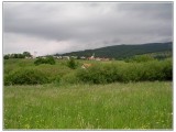 Horehronská dedinka Šumiac od Červenej Skaly.