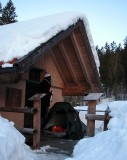 Náš prvý bivak, blízo Garmisch-Partenkirchenu.