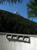 Zmutt valley. The Dam and Matter