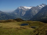 Grindelwald, Mannlichen. vzadu Wetterhorn(3692m)