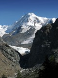 Liskamm(4571m) a záver Gornergletscher