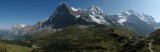 Wetterhorn, Eiger, Monch, Jungfrau.