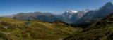 Mannlichen. vzadu Wetterhorn(3692m), sedlo Gr.Scheidegg