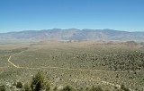 Pohľad z cesty pod Mt. Whitney na východ